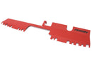 Perrin Radiator Shroud (With OEM Intake Scoop) - Red - 15-21 WRX/STI - PSP-ENG-512-4RD