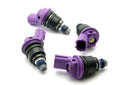 DeatschWerks 01J-00-0370-4 370cc Side Feed Fuel Injectors for Nissan G20, SR20, and 240SX