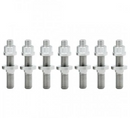 Blox Racing SUS303 Stainless Steel Exhaust Manifold Stud Kit M8 x 1.25mm 45mm in Length - 9-piece - BXFL-00307-9