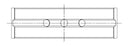 ACL Toyota G16E-GTS (GR Yaris) Race Series Main Bearing Set - High-Performance Engine Components