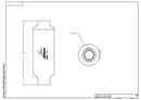 Aeromotive Filter Element - 10 Micron Microglass for -12AN Filter Housings (Fits 12339/12341) - 12639