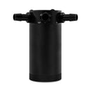 Mishimoto Universal Compact Baffled Oil Catch Can - 3-Port - MMBCC-CBTHR-XLBK