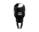 MOMO Automatico Shift Knob with Black Leather and Chrome Insert