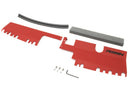 Perrin Radiator Shroud (With OEM Intake Scoop) - Red - 15-21 WRX/STI - PSP-ENG-512-4RD