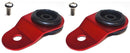 Torque Solution Radiator Mount Combo with Inserts (RED) : Mitsubishi Evolution 7/8/9 - TS-EV-008ic