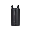 Mishimoto Universal Large Aluminum Oil Catch Can - Wrinkle Black - MMOCC-LAWBK