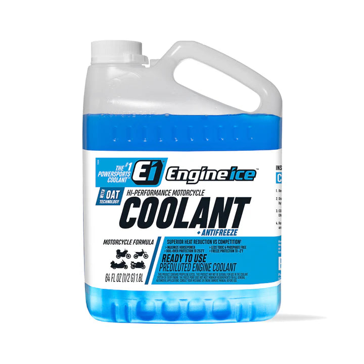Engine Ice Hi-Performance Motorcycle Coolant + Antifreeze - 1/2 Gallon - 10850-1