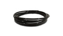 Vibrant Pneumatic Push Lock Polyethylene Vacuum Tubing, 1/4" O.D., 10' Length - Black - 2652