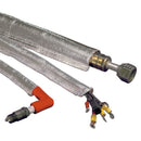 DEI Heat Sheath 1" x 3ft - Aluminized Sleeving - Sewn Edge - 10419