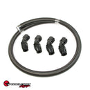 SpeedFactory Racing Tucked Radiator -16 AN Hose and Fitting Kit For B / D / F / H-Series - SF-06-048
