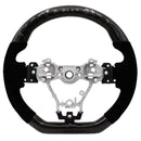 Blox Racing 15-21 Subaru WRX/STI Carbon/Alcantara Steering Wheel Black Stitching - BXSW-50010-B