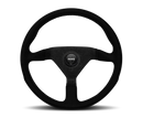 MOMO Montecarlo Alcantara 320mm Steering Wheel with Black Stitch and Spokes