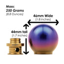 Acuity POCO Low-Profile Shift Knob Burnt Titanium (M10X1.5) - 1958-BRN