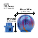 Acuity POCO Low-Profile Shift Knob Splatter Titanium (M10X1.5) - 1958-SPL