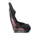 NRG Carbon Fiber Bucket Seat (Large), Cloth, Red Carbon Back Finish - RSC-302CF/RD