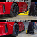 Mishimoto Wheel Spacers - 5x114.3 - 60.1 Bore - 45mm - M12x1.50 - Black - MMWS-005-450BK