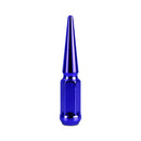 Mishimoto Mishimoto Steel Spiked Lug Nuts M14 x 1.5 24pc Set Blue - MMLG-SP1415-24BL