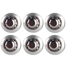 Blox Racing New Fender Washers Kit M6 12pt - 6pc Large Diameter Silver - BXAC-00311-SI