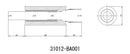 HKS Universal Carbon-Ti Cat-back Exhaust - 170mm Shell/75mm Diameter