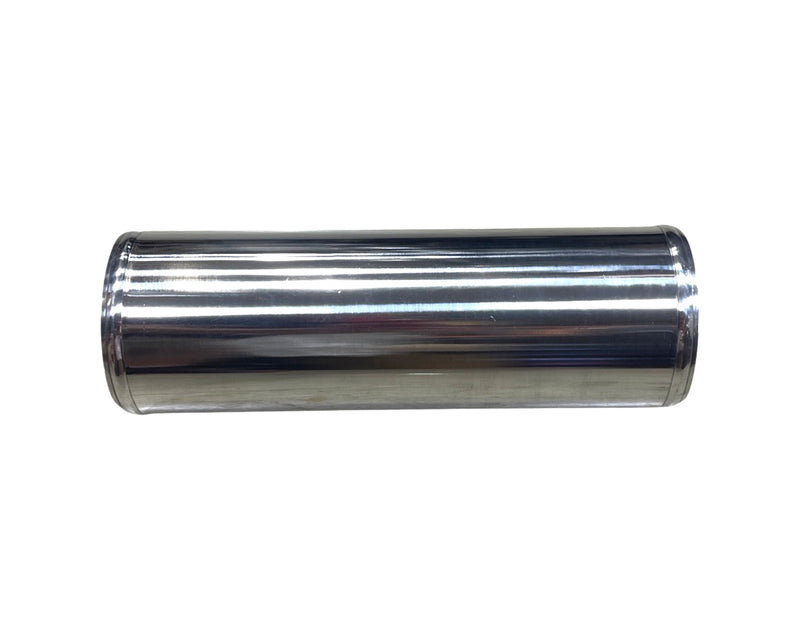 Polished Aluminum Pipe - Straight - 3.00" OD - 1 Foot - IPS300