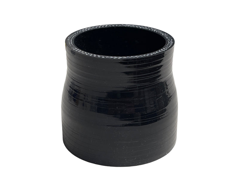 Straight Reducer Silicone Hose Coupler - 3.00" to 3.50" ID - Black - SI-SR-7689-BLK