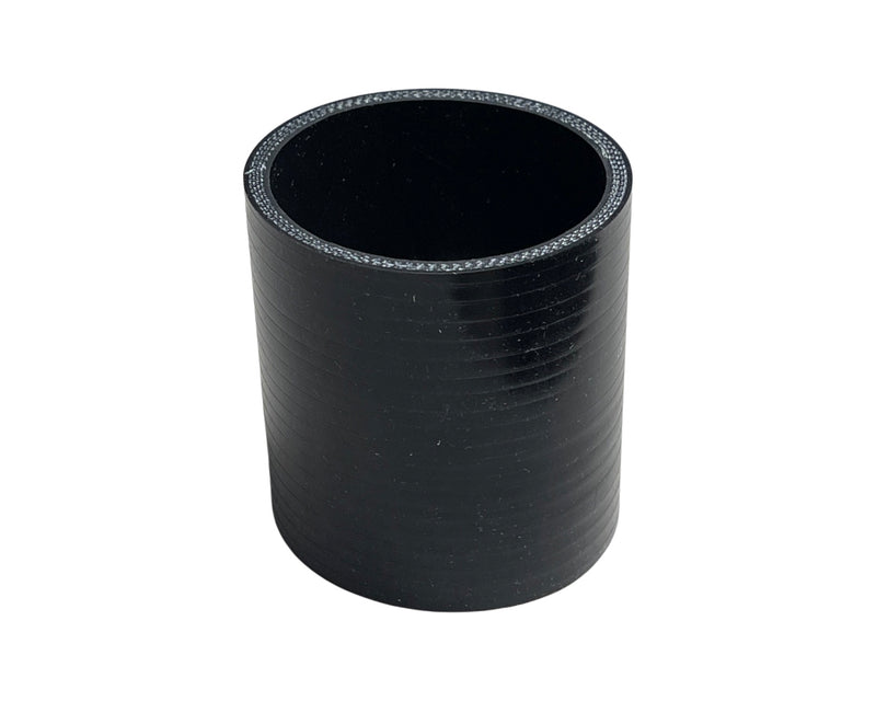 Straight Silicone Hose Coupler - 2.50" ID - Black - SI-SC-63-BLK