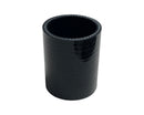 Straight Silicone Hose Coupler - 1.50" ID - Black - SI-SC-38-BLK
