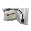 Boostnatics Rechargeable Electric Spinning Turbo Keychain w/ LED - Version 5 - Chrome - BK-V5-CHR