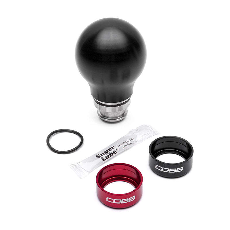 Cobb Tuning Subaru 5spd Weighted Shift Knob - Stealth Black - 211360-BK