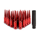 Mishimoto Steel Spiked Lug Nuts M12x1.50 20pc Set - Red - MMLG-SP1215-20RD