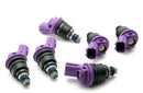 DeatschWerks 370cc Side Feed Fuel Injectors for Nissan 300ZX and Skyline RB25DET â€“ Part Number 01J-00-0370-6