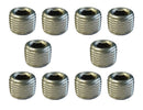 Torque Solution Stainless Steel 1/8 in NPT Plug: Universal 10 Pack - TS-NPT-18.10