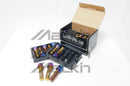 Mevius Lug Bolts - Cone - 60 Deg Tap - M14x1.50 - Chrome Neon