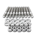 Blox Racing SUS303 Stainless Steel Intake/Exhaust Manifold Stud Kit M8 x 1.25mm 65mm in Length - 7-piece - BXFL-00309-7