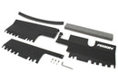 Perrin Radiator Shroud (Both With/Without OEM Intake Scoop) - Black - 15-21 WRX/STI - PSP-ENG-512BK
