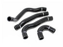 Torque Solution Silicone Radiator Hose Kit - 08-15 Mitsubishi Evolution X - Black - TS-EVX-434BK
