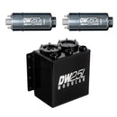 DeatschWerks 2.5L Modular Surge Tank with Dual DW250iL In-Line Fuel Pumps