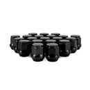 Mishimoto Steel Acorn Lug Nuts M12x1.50 - 20pc Set - Black - MMLG-AC1215-20BK