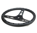 NRG Reinforced Steering Wheel - 350mm Sport Full Aluminum Light Weight Welded Steering Wheel - RST-025MB-1