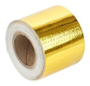 Torque Solution Gold Reflective Heat Tape – 2 Inch x 30 Feet for Automotive Applications