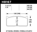Hawk DTC-60 Race Brake Pads - AP Racing - HB167G.778