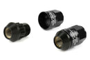 Project Kics Leggdura Racing Shell Type Lug Nut 35mm Closed-End Look 16 Pcs + 4 Locks 12X1.5 Black - WCL3511K