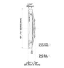 SPAL 10.00" Inch Electric Fan Puller Style Low Profile 749 CFM 10 Straight Style Blade - 30100360
