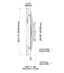 SPAL 11.00" Inch Electric Fan Puller Style Medium Profile 962 CFM 10 Straight Style Blades - 30101500