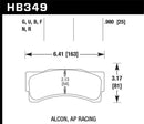 Hawk ER-1 Race Front Brake Pads - 14-16 BMW M235i Racing 3.0L - HB349D.980