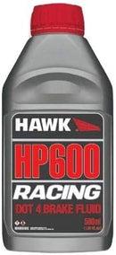 Hawk Performance HP600 Race DOT 4 Brake Fluid - 500ml - HP600