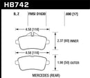 Hawk HPS 5.0 Street Rear Brake Pads - 12-15 Mercedes-Benz ML350/550 - HB742B.690