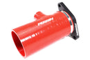 Perrin Red 3in Turbo Inlet Hose w/ Nozzle (Short) - 2022+ Subaru WRX - PSP-INT-426RD