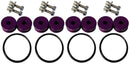 Torque Solution Billet Bumper Quick Release Kit Combo (Purple): Universal - TS-UNI-026PRc
