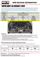 HKS SUPER SQV4 RETURN KIT PLUS RZ34 VR30DDTT